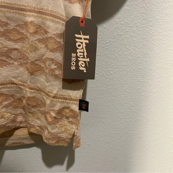 Howler Bros Ranchero Polo – Men’s Small – Brown Aztec – Pearl Snap – NWT - Picture 4 of 5